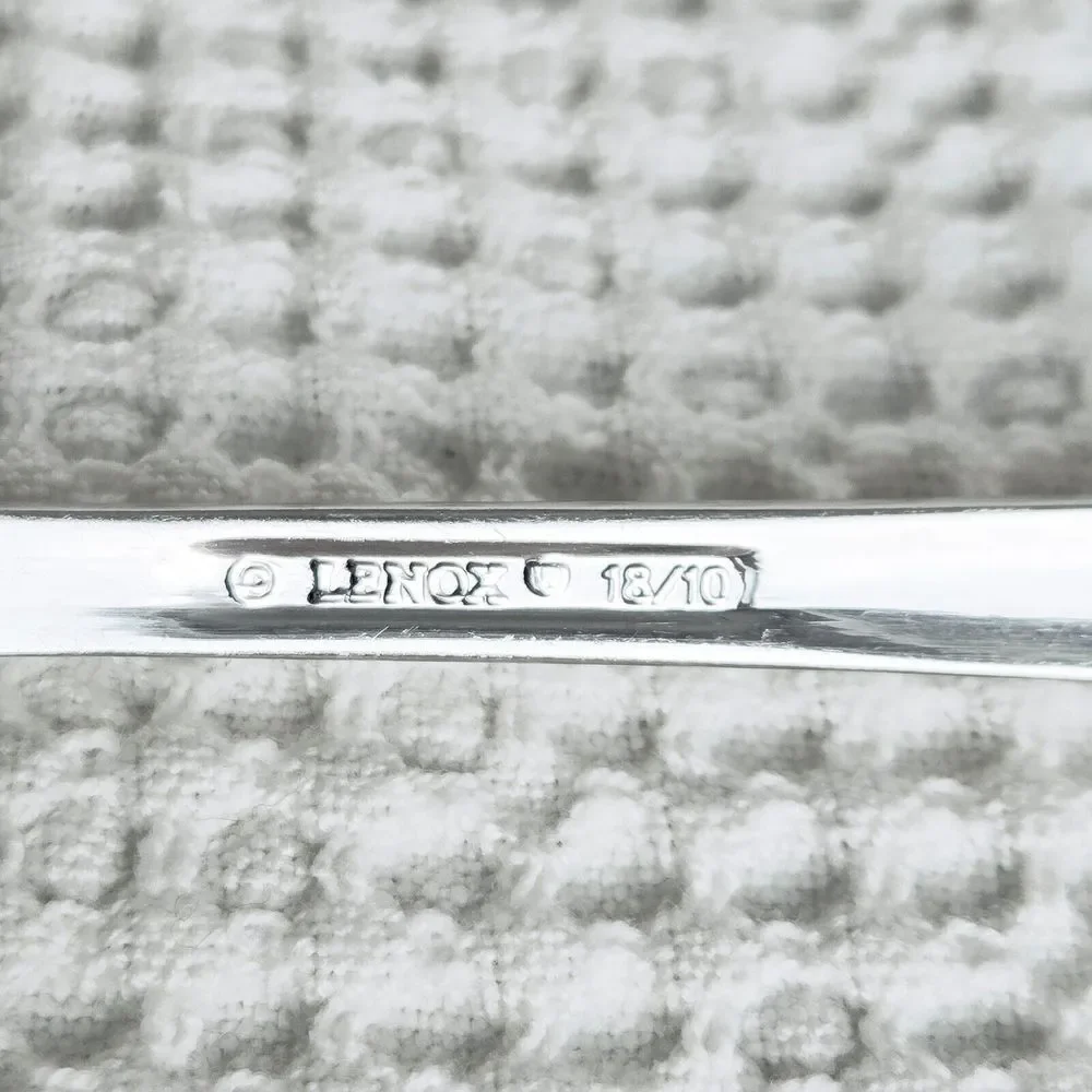 3 Lenox Portola Dinner Forks 18/10 Glossy Stainless Flatware 8 1/4
